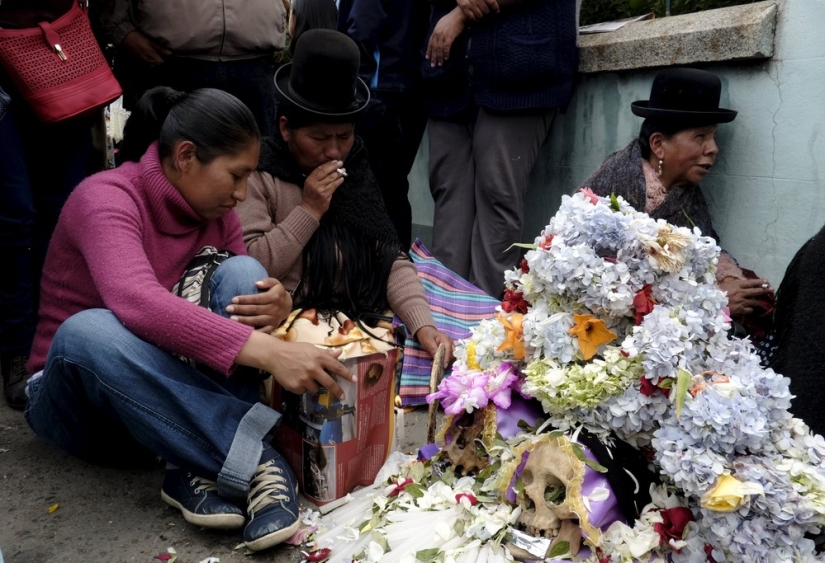 Skull Day, or Day of the Dead, in Bolivia