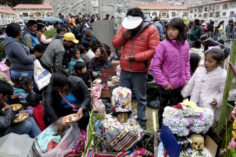 Skull Day, or Day of the Dead, in Bolivia