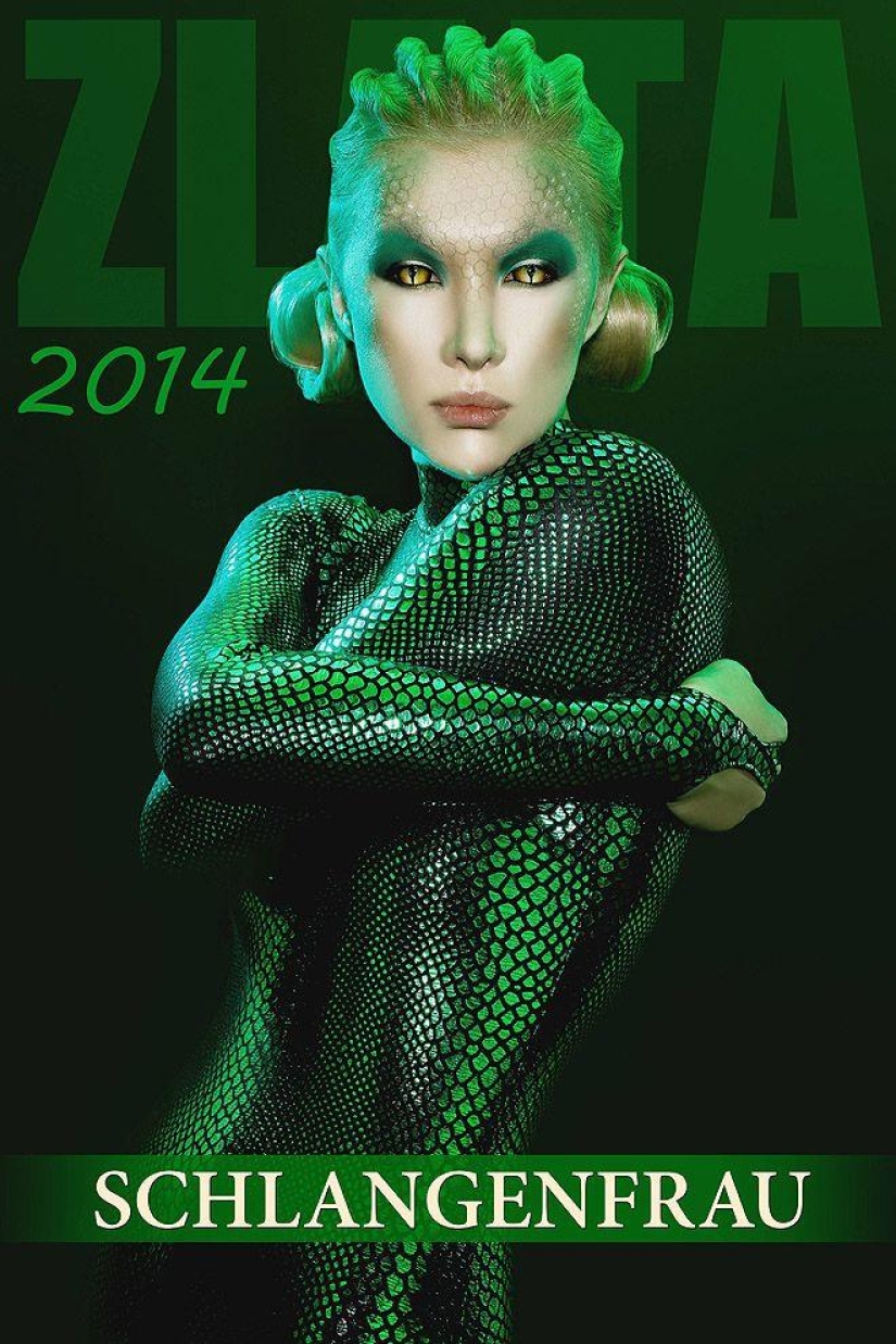 “Snake Girl" in the new calendar