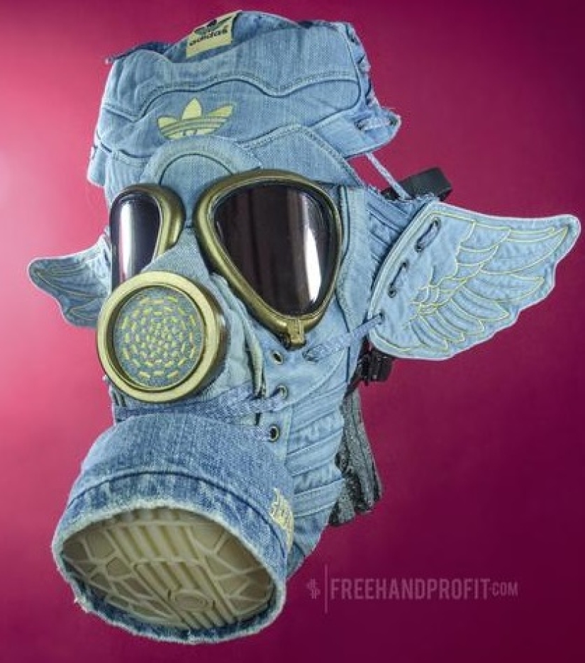 Sneakers should be worn on the head, says the American designer