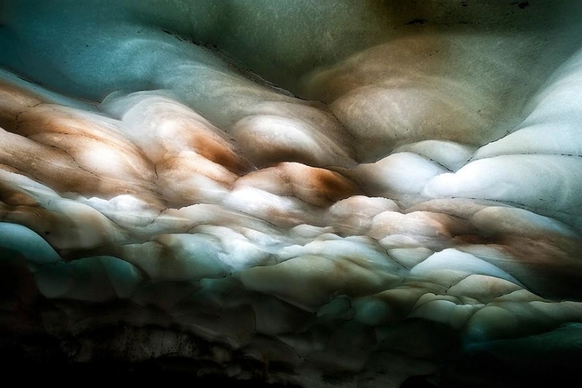 Snow caves of Kamchatka