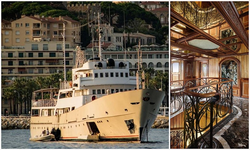 Soviet reconnaissance ship turned into a super-luxury yacht