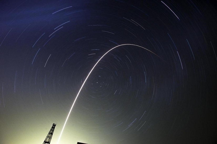 Soyuz launched from Baikonur with an expedition to the ISS