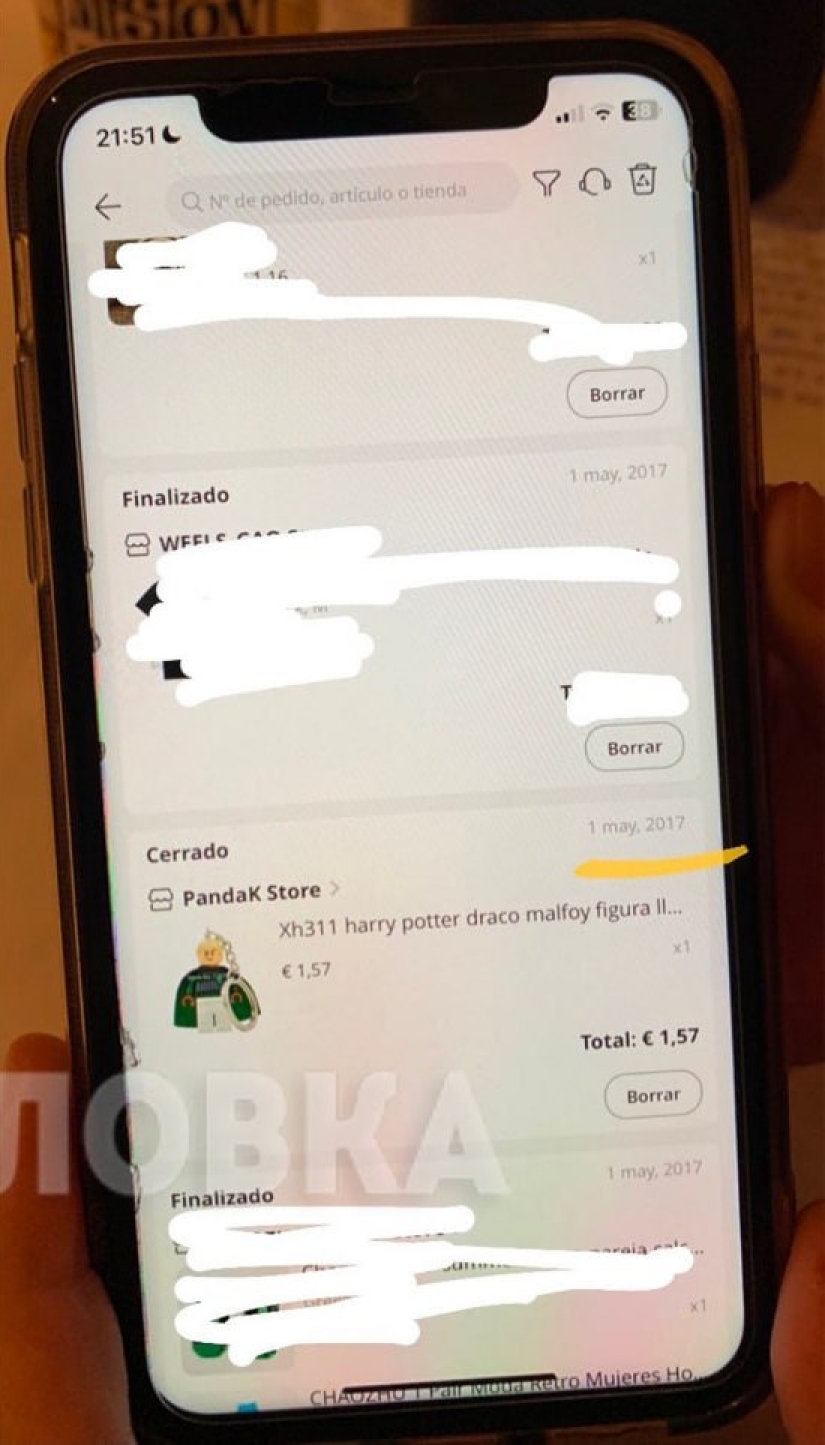 Spaniard received goods from AliExpress after 6 years Spaniard received goods from AliExpress after 6 years