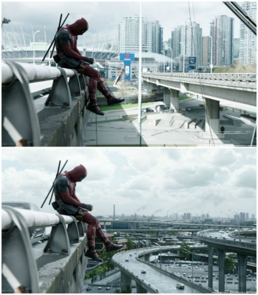 Special effects in movies: how they filmed the movie "Deadpool"