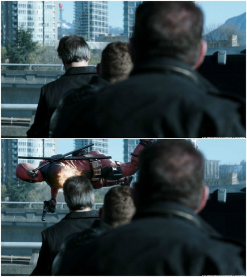 Special effects in movies: how they filmed the movie "Deadpool"