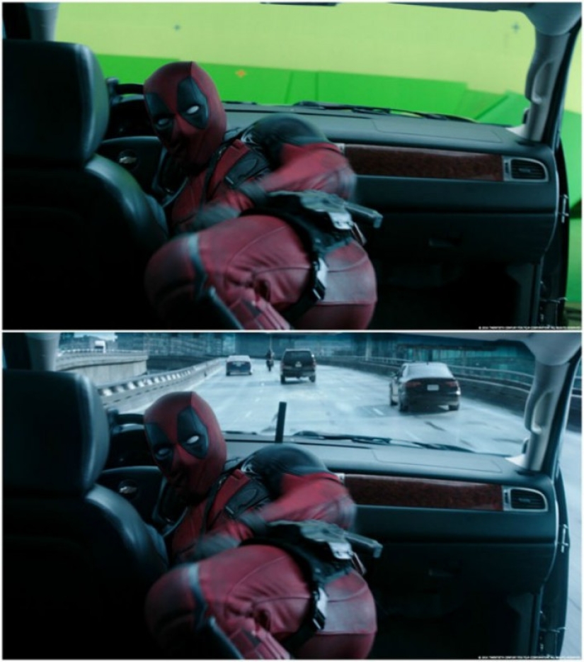 Special effects in movies: how they filmed the movie "Deadpool"