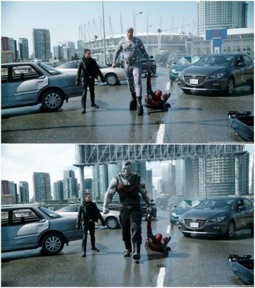 Special effects in movies: how they filmed the movie "Deadpool"