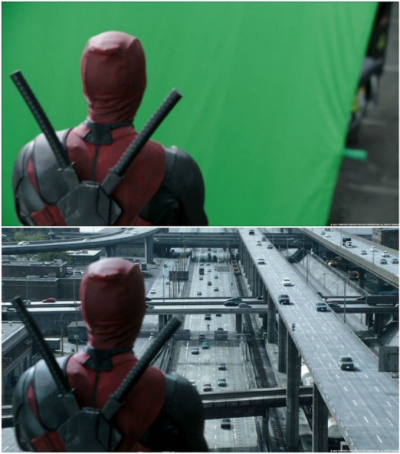 Special effects in movies: how they filmed the movie "Deadpool"