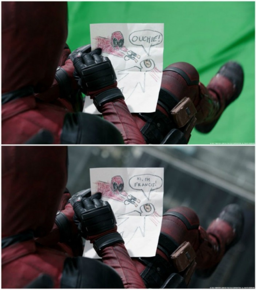Special effects in movies: how they filmed the movie "Deadpool"