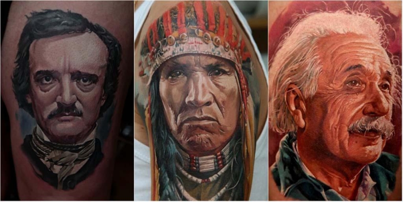Súper tatuajes de Dmitry Samokhin
