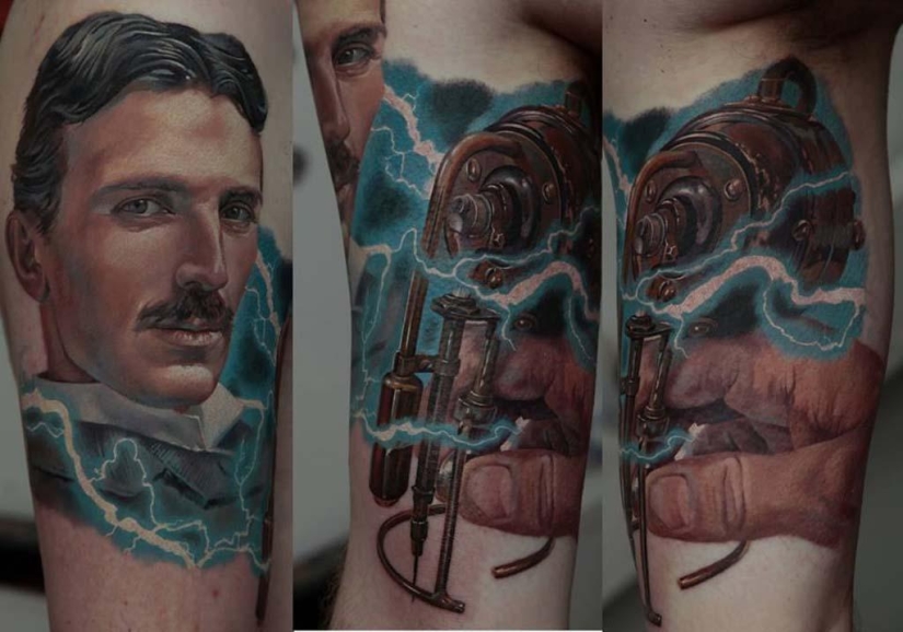 Súper tatuajes de Dmitry Samokhin