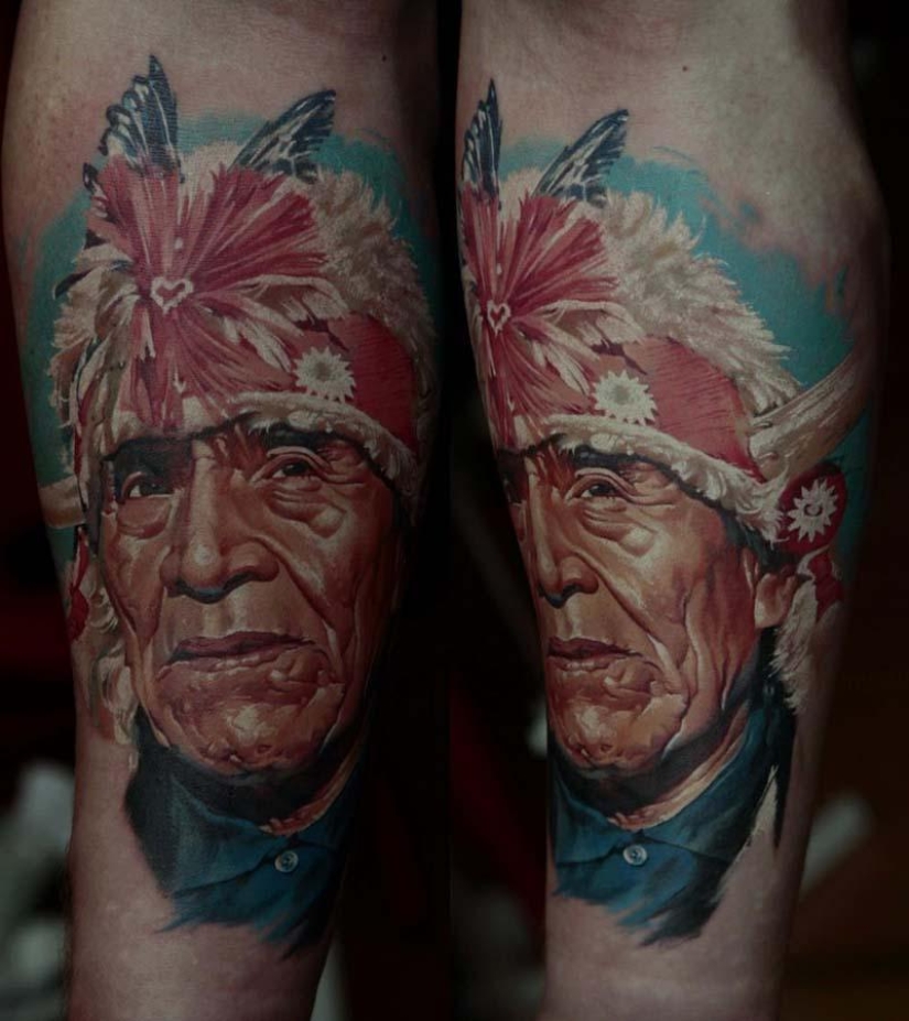 Súper tatuajes de Dmitry Samokhin