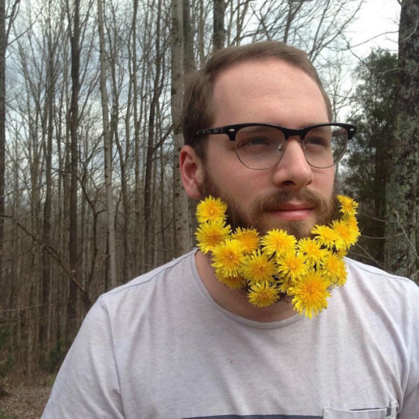 Spring has come - the beard has blossomed!