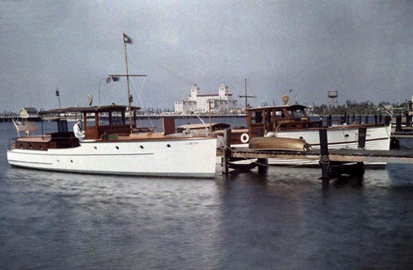 St. Petersburg and other cities of Florida in 1929 in color photos