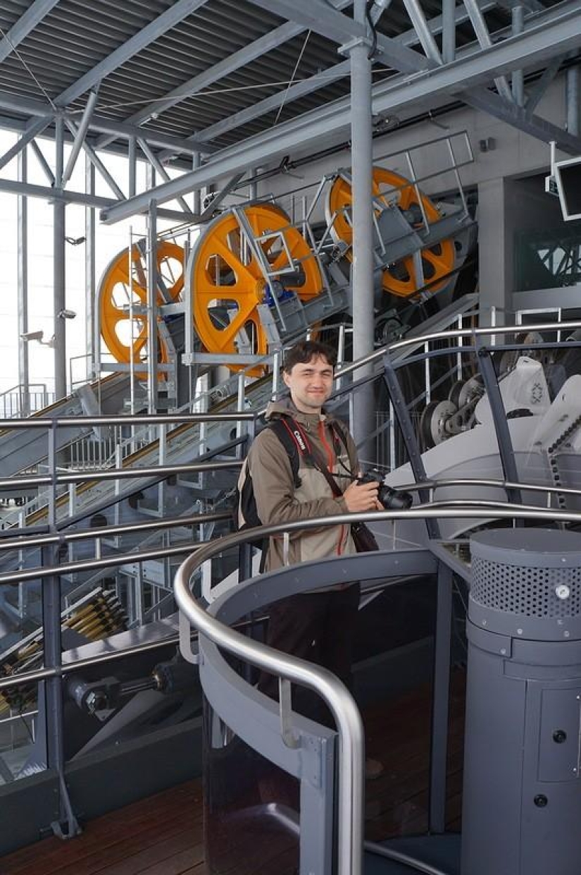 Stanserhorn Cabrio - cabina de teleférico de dos pisos