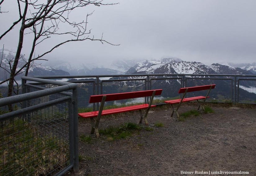 Stanserhorn Cabrio - cabina de teleférico de dos pisos