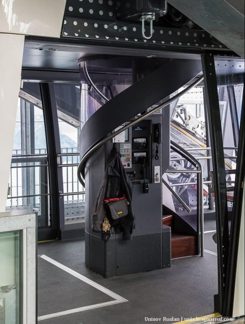 Stanserhorn Cabrio - cabina de teleférico de dos pisos