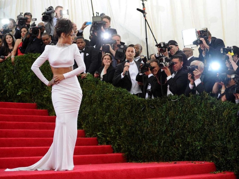 Stars on the red carpet at the Metropolitan Museum of Art in New York