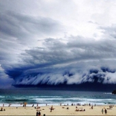 Strange tsunami cloud over Sydney