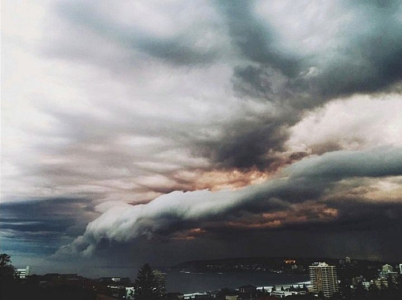 Strange tsunami cloud over Sydney Strange tsunami cloud over Sydney