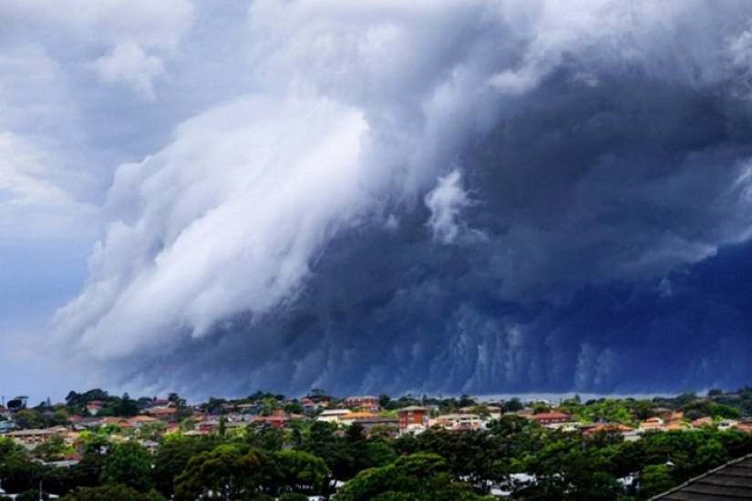 Strange tsunami cloud over Sydney Strange tsunami cloud over Sydney