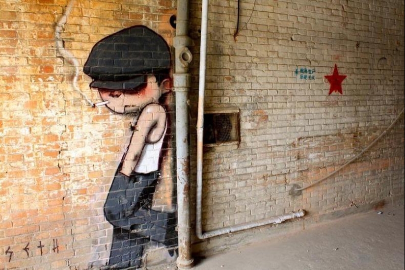 Street art by Julien Malland