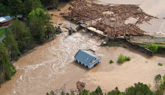 Summer in Altai began with a terrible flood