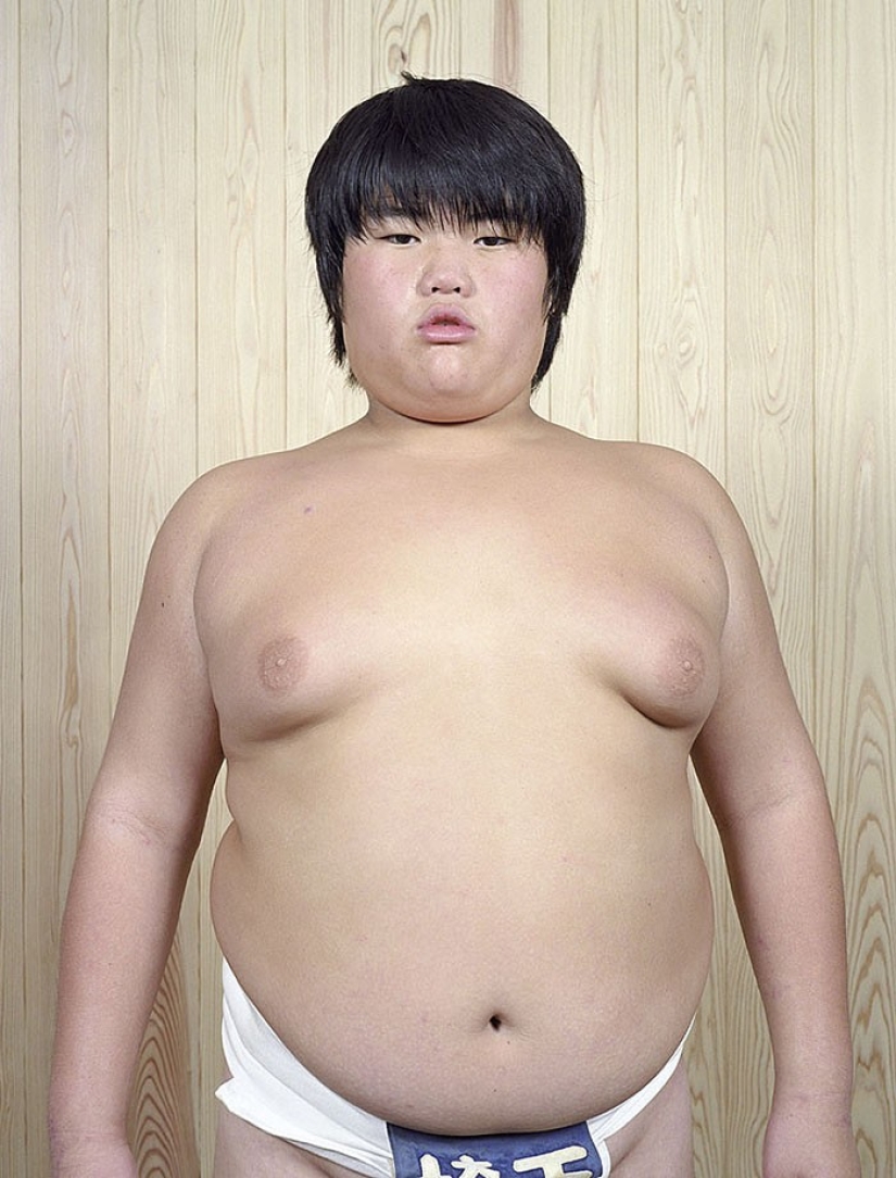 Sumo wrestlers in their youth Sumo wrestlers in their youth