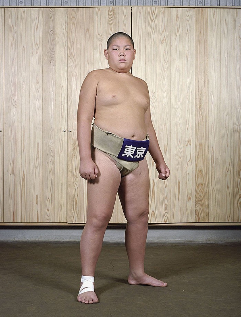 Sumo wrestlers in their youth Sumo wrestlers in their youth