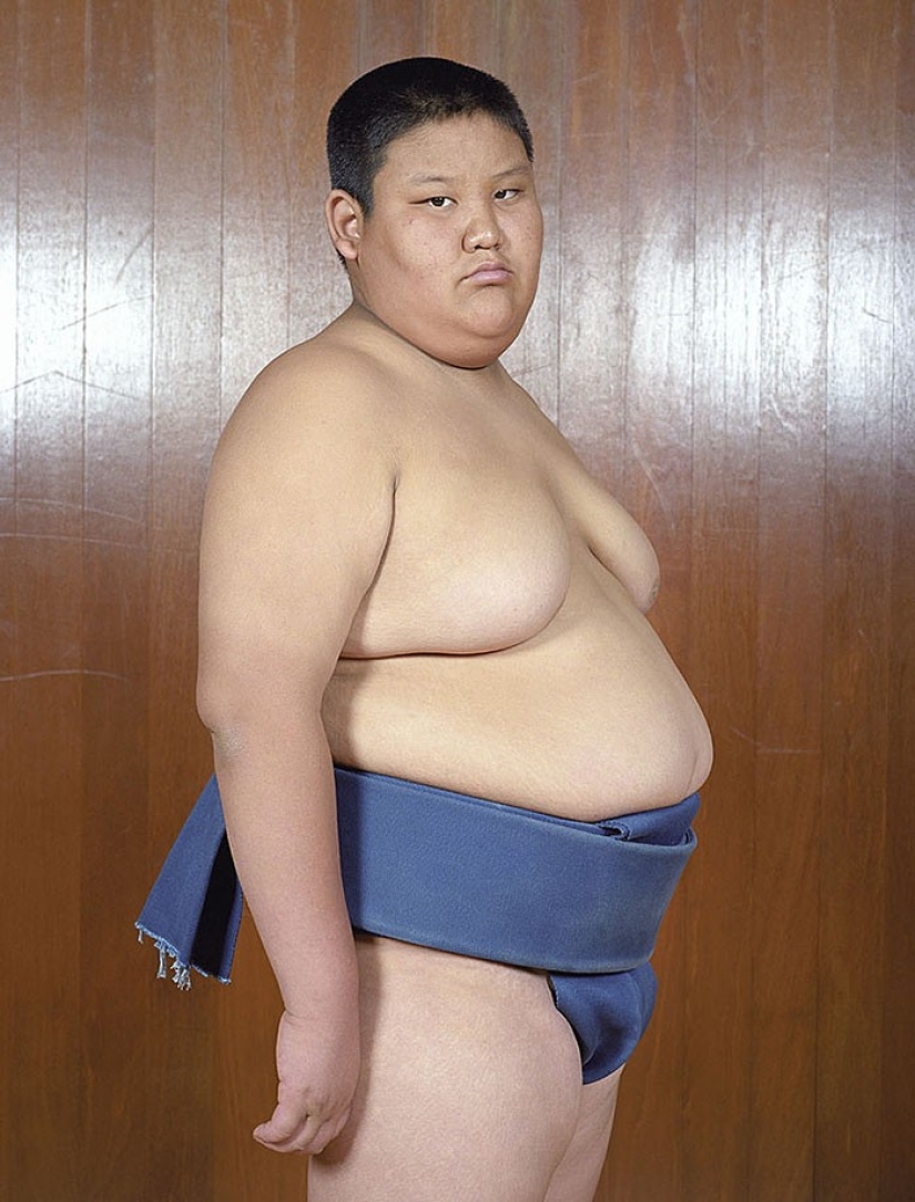 Sumo wrestlers in their youth Sumo wrestlers in their youth
