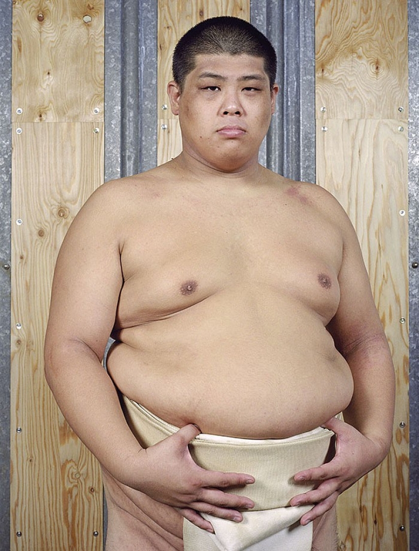 Sumo wrestlers in their youth Sumo wrestlers in their youth