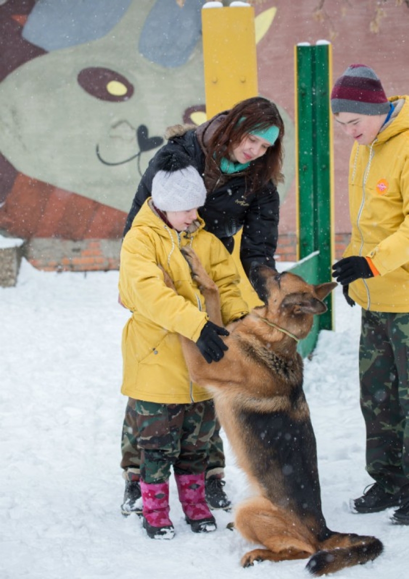 "Sun for best friend": how dogs and young people with Down syndrome help each other