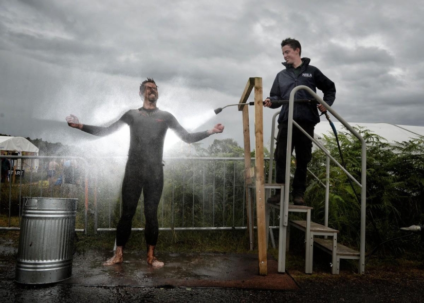 Swamp swim in Ireland
