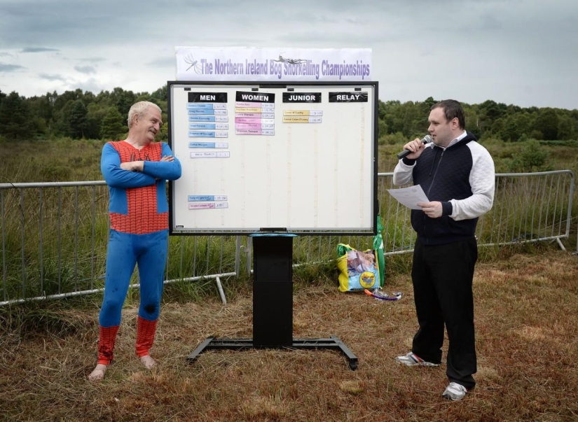 Swamp swim in Ireland