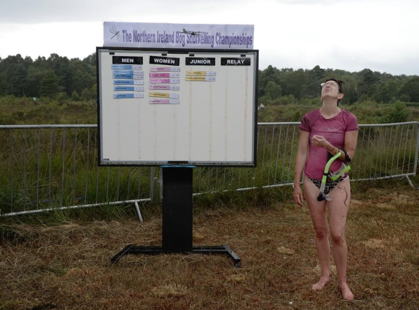 Swamp swim in Ireland