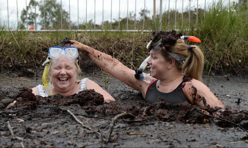 Swamp swim in Ireland