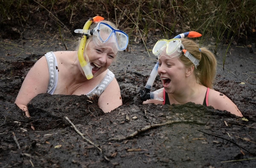 Swamp swim in Ireland