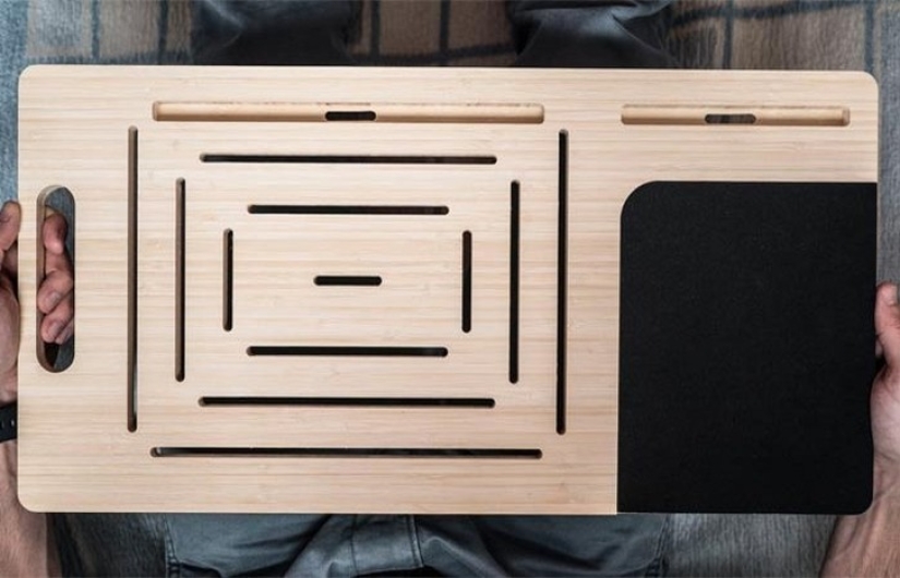 Tablero para tu portátil y otros gadgets, que te permitirán trabajar cómodamente desde la comodidad del sofá Tablero para tu portátil y otros gadgets, que te permitirán trabajar cómodamente desde la comodidad del sofá