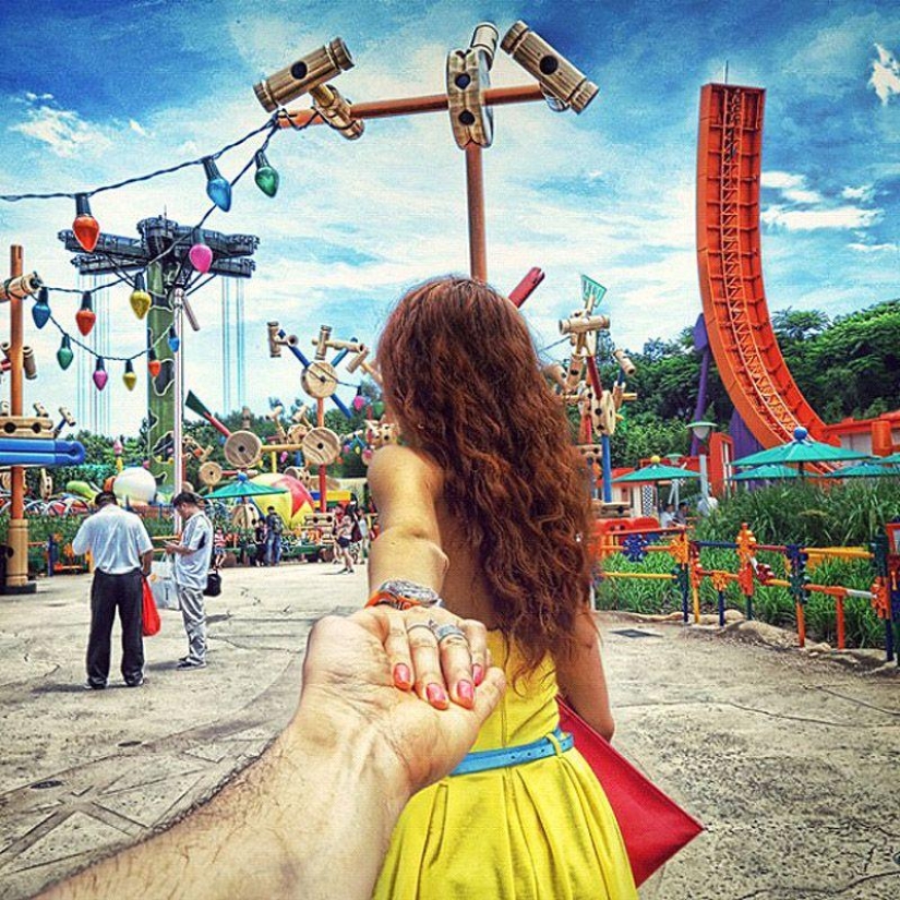 Take my hand, follow me