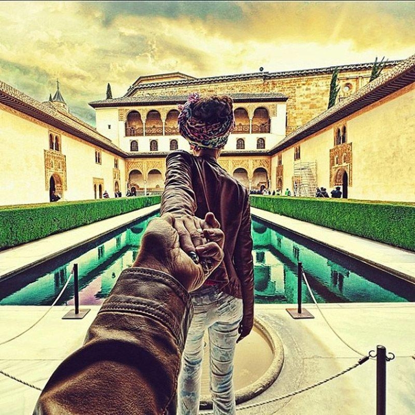 Take my hand, follow me