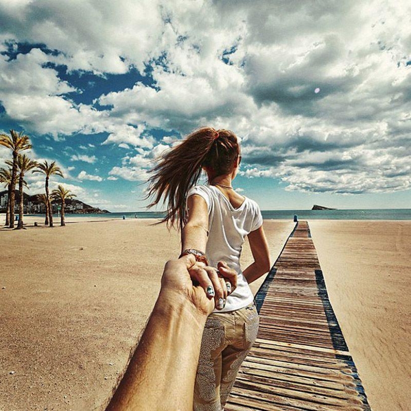 Take my hand, follow me