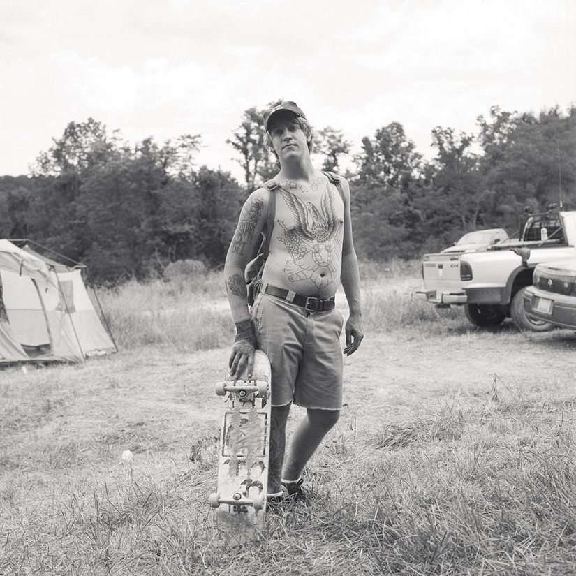 Taking a break from trash and frenzy at anarchist skateboarding fest