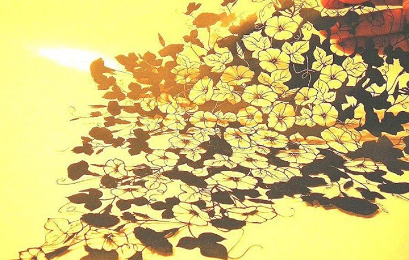 Tallado en papel por el artesano japonés Akira Nagaya