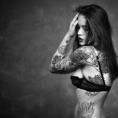 Tattoo as art: stunningly painted girls