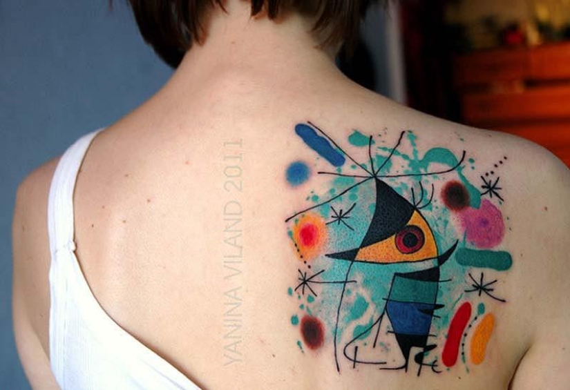 Tattoos inspired by works of art Tattoos inspired by works of art