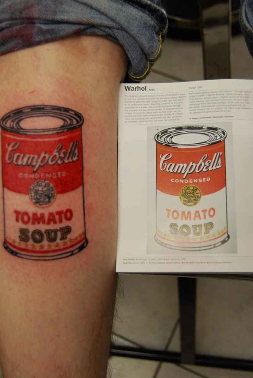 Tattoos inspired by works of art Tattoos inspired by works of art