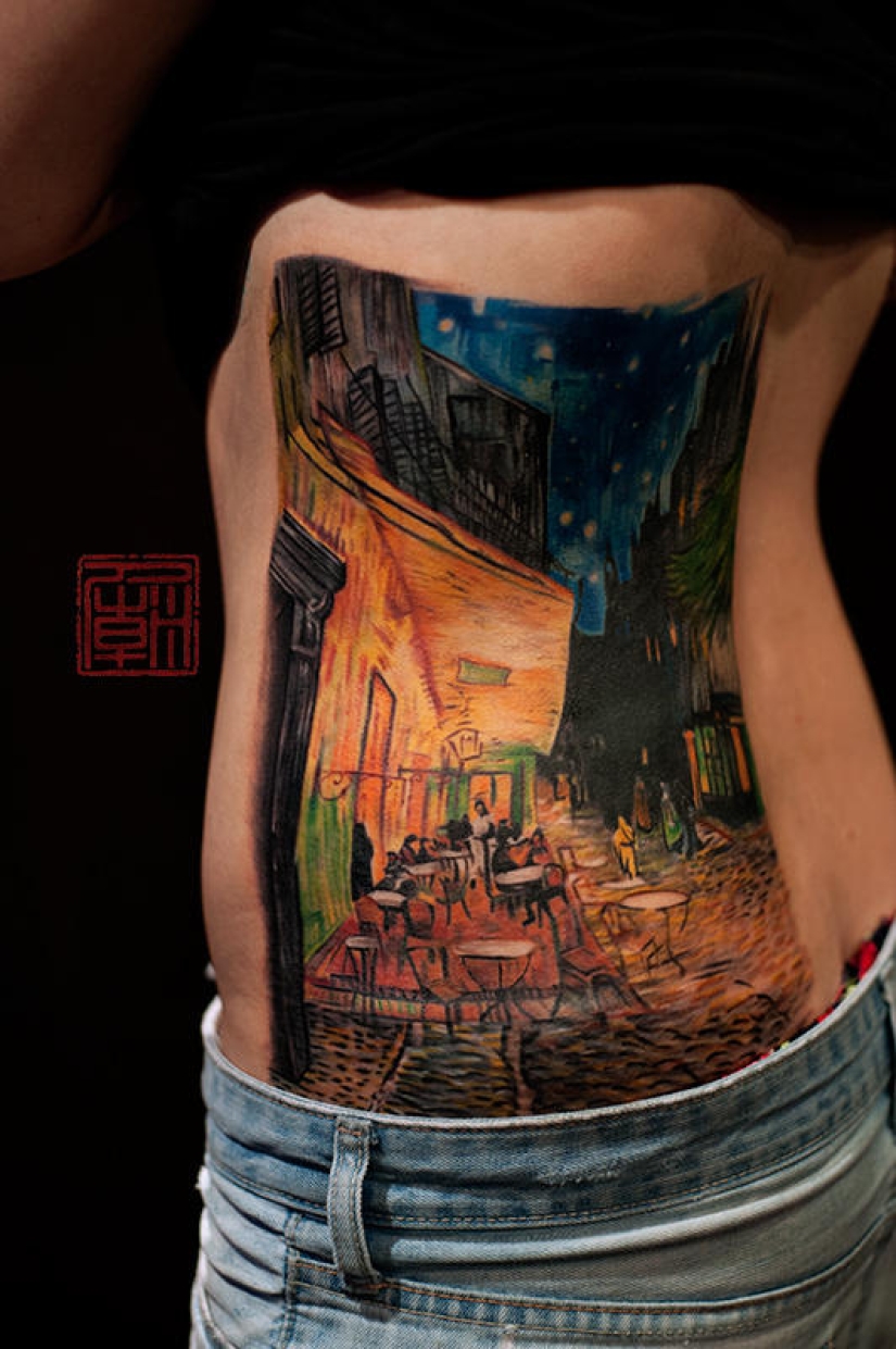 Tattoos inspired by works of art Tattoos inspired by works of art