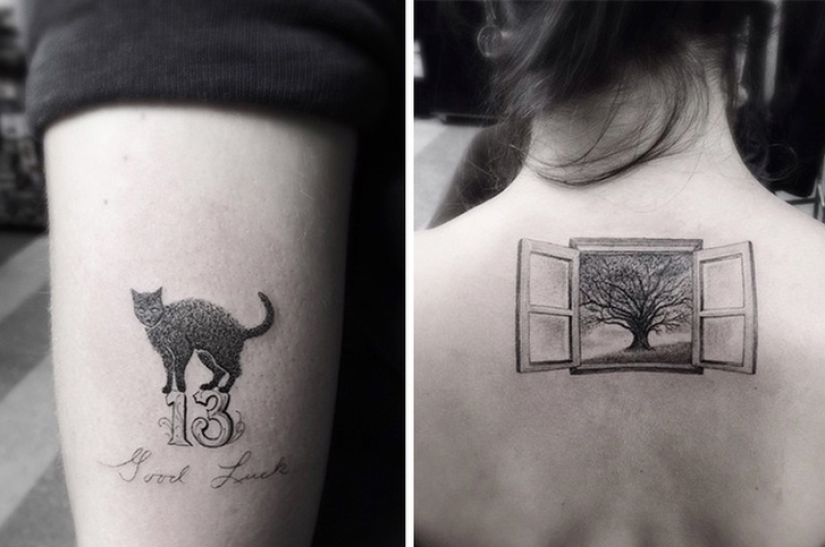 Tatuajes geométricos del Dr. Wu