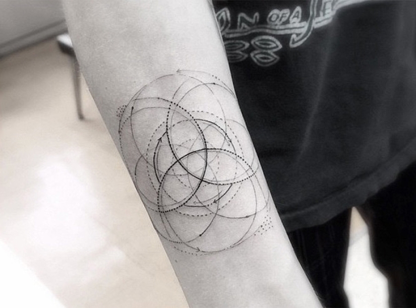 Tatuajes geométricos del Dr. Wu